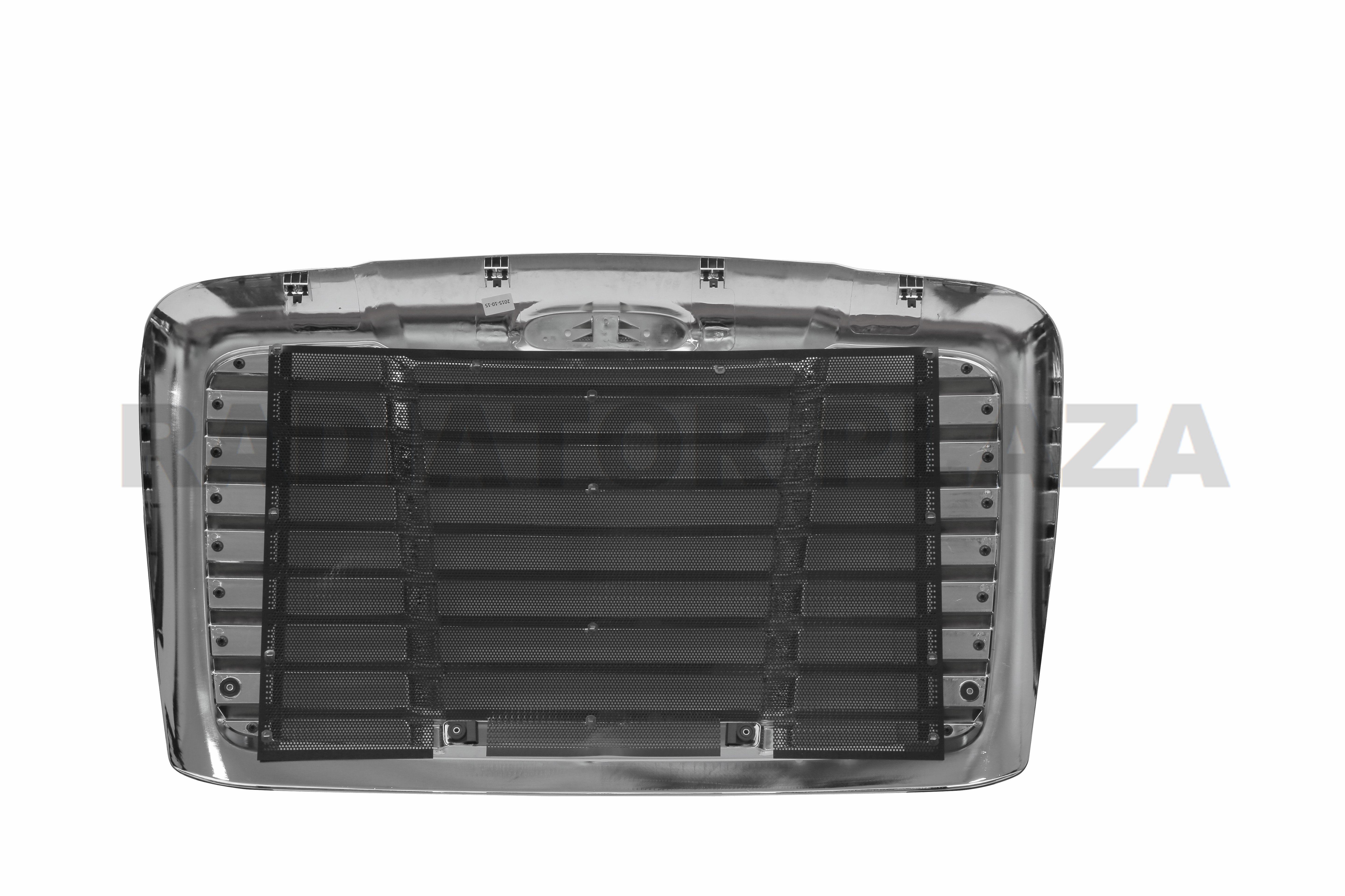 Triple Plated Chrome Grille+Bug Screen For 2008-2017 Freightliner Cascadia 113 125